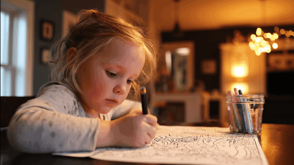 Kinderen afleiden emotionele periode