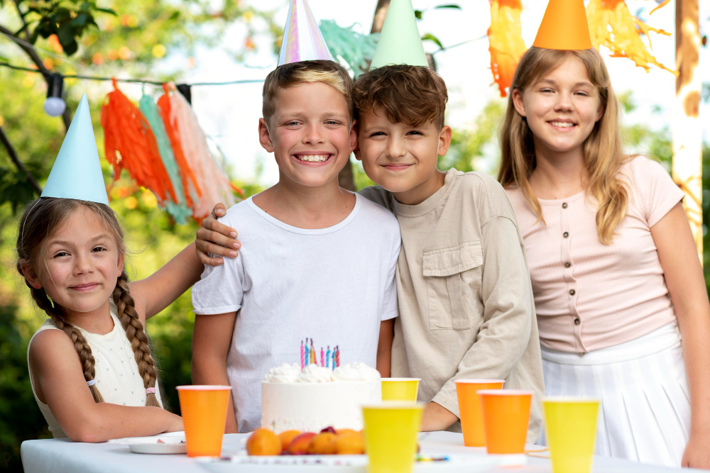 verjaardagsfeestje in de zomer